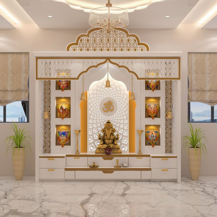 pooja room interiors