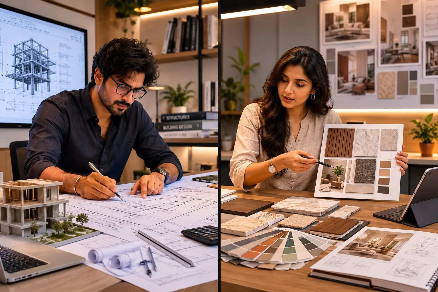 Interior Designer vs Architect in Bhopal - Who Do You Need