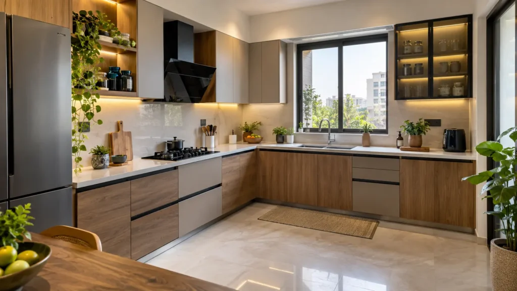 Current image: Modular Kitchen & Bedroom Design Vidisha Ravo Interior